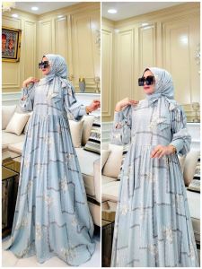(9) SYAFEERA ANNA Baju Dress Gamis set Hijab Muslimah Anna Series by Syafeera. Nazra Sha