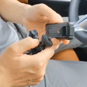 Giá Đỡ Xe Hơi Hút Chân Không Mạnh Mẽ Cho Insta360 X4 X3 X2 GoPro 12 11 10 9 8 Action 4 3 Kẹp Nhanh Gắn Trên Taplo Màu Đen