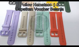 Strap Huawei Watch Fit 4 / 4 Pro / 3 Polos Tali Jam Huawei Fit 3 4 Pro Silicone Hematacc