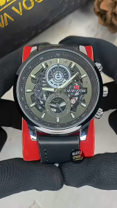 Jam Tangan Pria Kasual Bisnis Sporty Asli Tahan Air Original Premium Stainless Steel Titanium Kalender Date Luminous Bercahaya Aksesoris Arloji Mens Watches Quartz Analog Kerja Formal Kaca Tebal Tahan Gores New Model Terbaru Bergaya Tren Kekinian -JV12