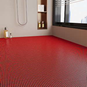 QIQIJIA | Non-slip Slip-proof Water-resistant Shower Drainable PVC Customizable Bath Mat