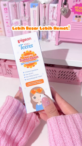 PIGEON TEENS EVERYDAY SUNSCREEN SPF 35/PA+++ 60ML | Sunscreen Remaja Real SPF 35/PA+++| No Whitecast | Non Sticky Formula