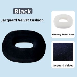 Ergonomic Slow Rebound Memory Foam Cushion for Hemorrhoids