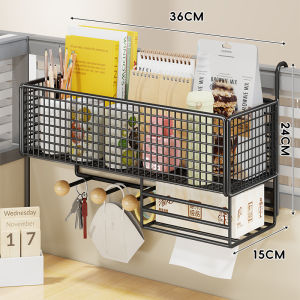 evesigar | Multi-function Large Capacity Non-drilling Wall-mounted Storage Basket