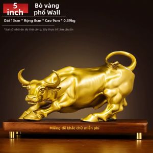 BINYUE | Trang Trí Bò Đồng Đồ Phong Thủy