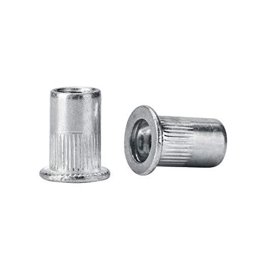 10%20Pcs%20M3%20M4%20M5%20M6%20M8%20M10%20M12%20Aluminum%20Rivet%20Nut%20Flat%20Head%20Thread%20Insert%20Rivet%20Nut%20Set%20Nut%20-%20Image%203