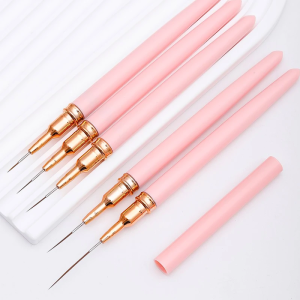 5pcs Nail Art Pen Set Brushes Set Elongated Lines Striping Drawing UV Gel Painting Nail Design Pen Professional Manicure Tool