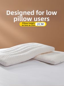 MUSHABAI | Low Profile Cervical Support Sleep Aid Pillow