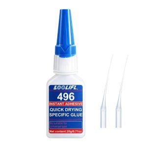 50g Ceramic Super Glue Repair Kit - Waterproof Odorless Strong Adhesive for Porcelain Pottery Mugs Plates Teapots Figurines