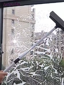 Long Retractable Car Glass and Home Window Aluminum Handle Multifunction Screen Window Glass Cleaner Wiper Cleaner