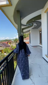 Daster Dress Rayon Motif Lengan 3/4 Terbaru Kekinian