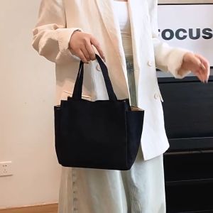 Korean High Quality Corduroy Tote Ladies Casual Office Shoulder Bag Sling Beg Handbag Shopping Crossbody Bag