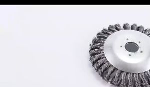 Kepala Sikat Pisau Mesin Potong Rumput Bahan Kawat Baja 8 Inch