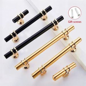 Solid Cabinet handle Stainless Steel 304 With Screw Drawer Handle Pull wardrobe cabinet drawer 96cm Black Glod