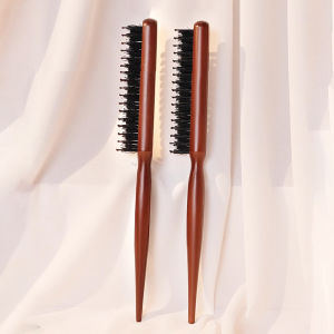 Amoki【Ready in Stock】 Hair Comb Brush Anti-static Barber Hair Comb Hairdresser Styling Tool 1pc