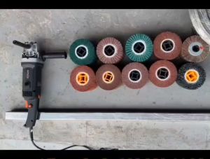 Amplas Roda Poles Hairline Stainless / Gerinda Mounted Flap Wheel