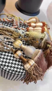 HOT SELLING CURTAIN TASSEL WITH DIFFERENT DESIGN