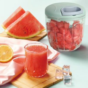 900ml Garlic Chopper Multi-Function Hand Pull Garlic Masher Vegetable Grinder Chili Onion Cutter Kitchen Cooking Tools Kitchen Wares and Utensils Mini Garlic Crusher Grinder