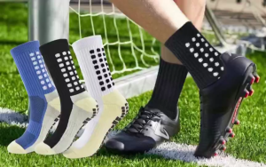 Anti Slip Soccer Socks Football Socks Men Sports Grip Socks Good Quality Cotton Calcetines Same Knee Length Non Slip Sports Socks Breathable Silicone Professional Football Socks Multi-piece Set for Men Kid