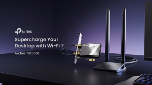 TP-Link Official Store | Archer TBE550E BE9300 | 2.4GHz 5GHz and 6GHz Tri-Band WiFi 7 Bluetooth 5.4 PCI Express WiFi Receiver PCIe Adapter Receiver Dongle for Desktop PC