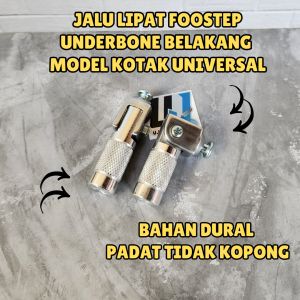 Jalu Underbone Footstep Universal Jalu Underbone Footstep Belakang Model Kotak Semua Jenis Motor