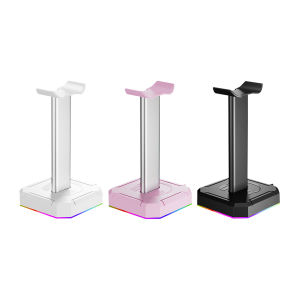 Headphone Stand Holder Rack Space Saving Head Mounted Headphone Stand Rack Desktop Organizer Vertical Bracket Hanger