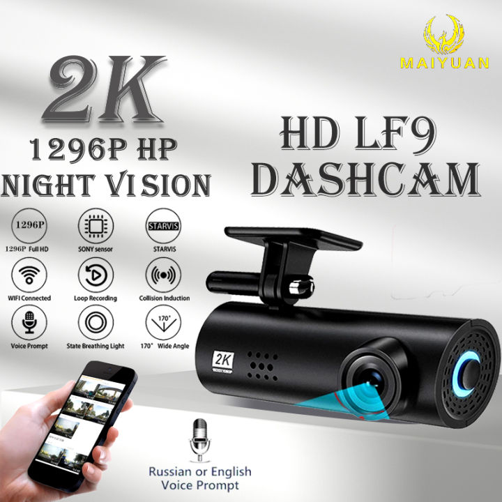 LF9 Pro Dashcam 70mai Car Recorder 16MP 170° Wide-angle Lens HD 1296P ...