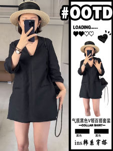 European Style Large Size Linen Set Womens 2025 New Summer Seven-Quarter Sleeve Linen Shirt Cotton-Linen Wide Leg Pants Two-Piece Set