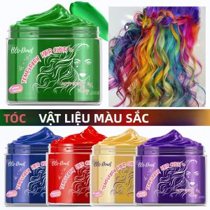 Sáp Nhuộm Tóc Tạm Thời 7 Màu DIY Dễ Gội Lâu Trôi Nhuộm Tóc Lông Mày & Râu Thành Phần Tự Nhiên 120g
