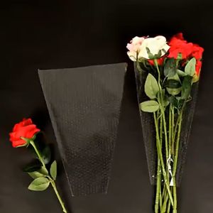 Plastik Single Wrapping OPP Polkadot Rose Flower Wrapping Plastic Single Flowers OPP Cellophane SF26