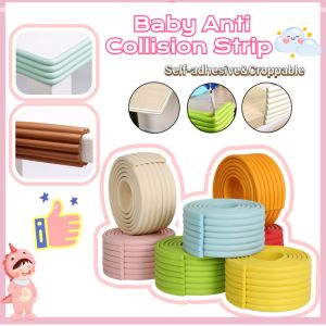 2M Baby Proofing Soft Foam Edge Protector Corner Guard Strip with Adhesive Anti-Collision Bumper Guard