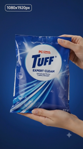 Tuff PLD Expert Clean Concentrated Powder Laundry Detergent 800g Fragrance Cleaning Floral Flower