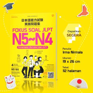 TOP SCORE & FOKUS SOAL JLPT (Persiapan Tes Bahasa Jepang) - ORIGINAL PENERBIT