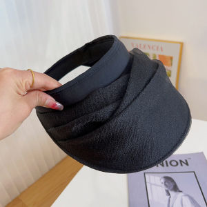 GUOQI | Sun Protection Mesh Sun Hat Black