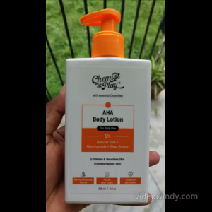 Chemist At Play AHA Body Lotion With Niacinamide Shea Butter Moisturizer For All Skin Types (236ml)