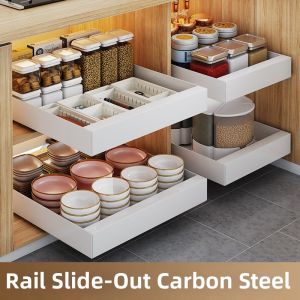 DANBIYIN | Drawer Storage Rack Kitchen Organizer Pull-out