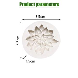 Christmas flower silicone mold Christmas candle plaster mold simulation flower home aromatherapy decoration mold Silicone Cake Mold Christmas holly Molds Ice Cream Pudding Soap Jelly New Year Cake Molds Manual Mold