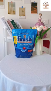 Viên rửa bát Finish All in 1 Power 110 viên – sạch bóng khử mùi bảo vệ máy rửa bát nhập khẩu châu Âu.