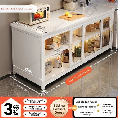 DIBIOU | Multipurpose Kitchen Shelf with Oven and Microwave Storage