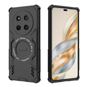 Honor X60Pro/X9C/Magic 7 Lite Mens Magnetic Absorption Frosted Protective Case Breathable Shockproof Durable Silicone Cover