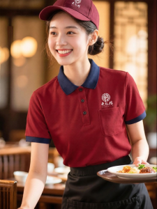 Customizable Work T-Shirts For Restaurants Short Sleeve