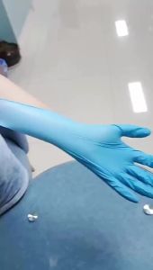10-100PCS Blue Nitrile Disposable Gloves Latex Free Safety Work Gloves for Cleaning Kitchen Mechanic Auto Protective Glove
