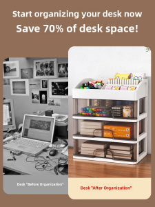 JIAJIESHI | Multi-tier Drawer Desk Organizer for Office and Dorm