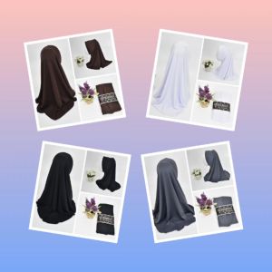 Hijab Sport Kerudung Geblus Jilbab Bergo Instan Sarung Olahraga