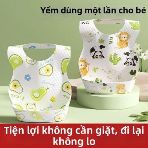 KUWUBIANJING | Khăn Bé Ăn Dặm Một Lần Sử Dụng