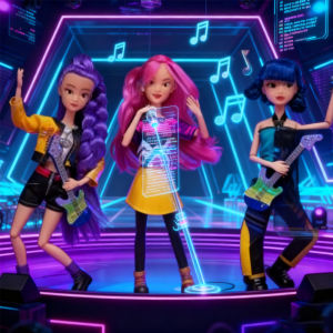 NEW Doll Toys Kpop Demon Hunters Action Figure Toy Rumi Mira Zoey Beautiful Princess Baby Girl Dolls Plastic DIY Toy for Girls-