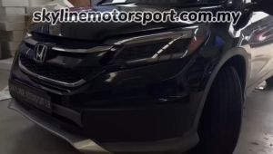 Honda CRV CR-V G4 Head Lamp Projector DRL Led Black 2012 2013 2014