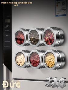 AKL | Hộp Gia Vị Từ Tính Inox 316 Treo Tường