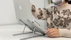 Laptop Stand ที่วางคอม แท่นวางโน๊ตบุ๊ค ที่วางแล็ปท็อป ราคาที่สุด ขาตั้ง แล็ปท็อป ขาตั้งโน๊ตบู ที่วางคอมพิวเตอร์บนโต๊ะ