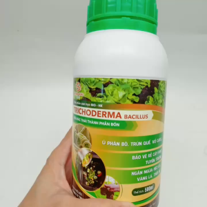 Chai 500ml - Trichoderma Bacillus sinh hoc HK - bảo vệ cây tuyến trùng ngăn héo úa vàng lá - thối rễ